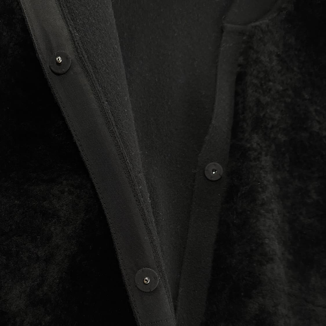 LBL 양털 무스탕 니트 코트 상품이미지4