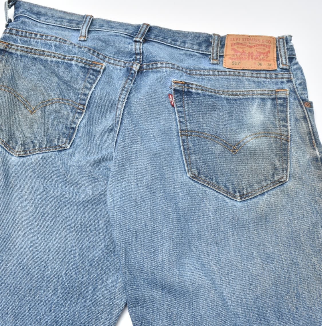 00S 빈티지 리바이스517 청바지 플레어진하드페이드 데님팬츠 N0033 상품이미지2