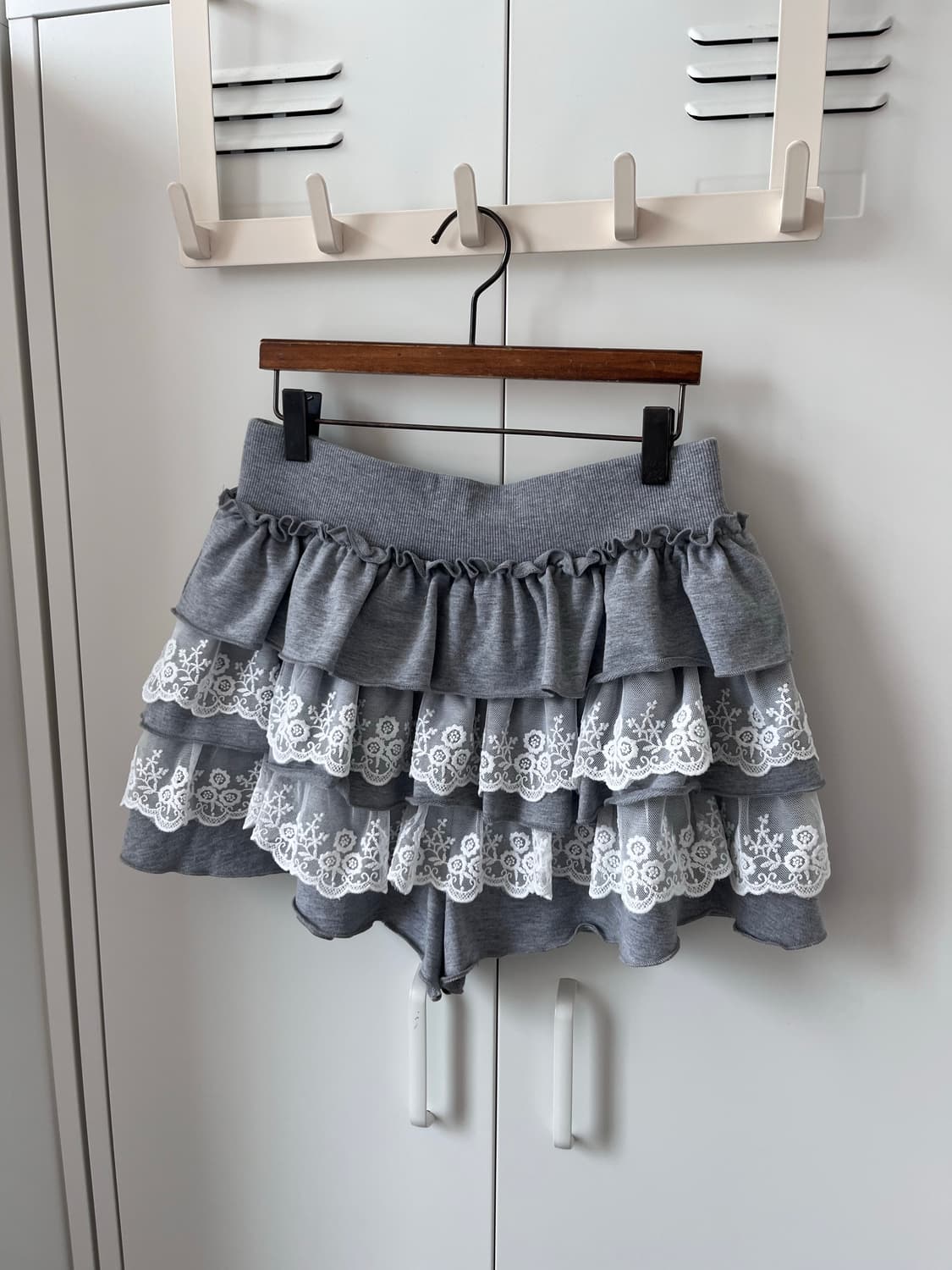 Vintage 레이스 레이어드 큐롯 팬츠 치마바지 상품이미지6