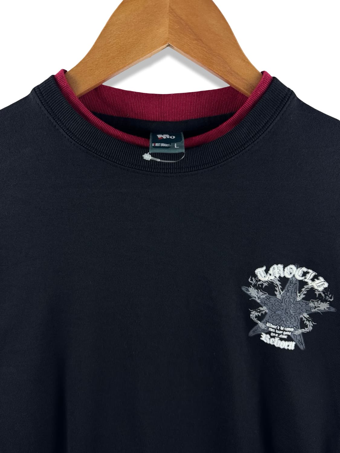 JPN Y2K 레터링 긴팔 레이어드 롱슬리브3046 상품이미지3