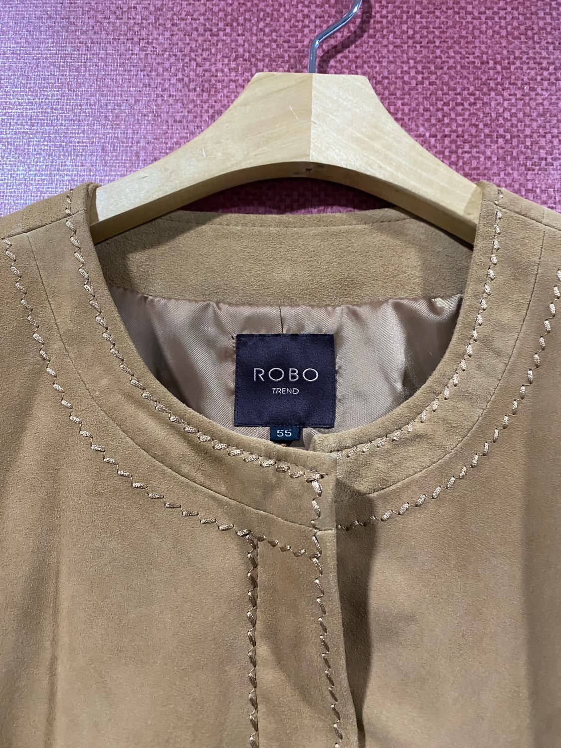 로보 트렌드 스웨이드 자켓 55 상품이미지3