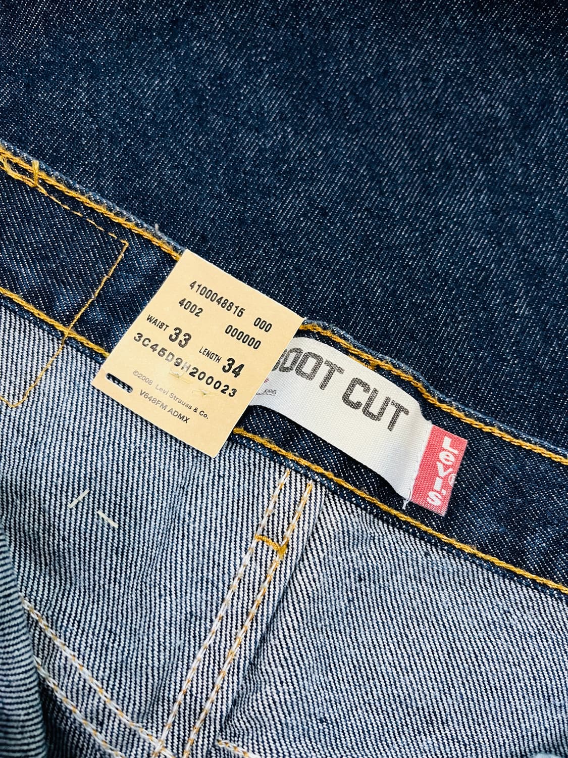 [33x34]리바이스 00s 데드스탁 517 멕시코 상품이미지5