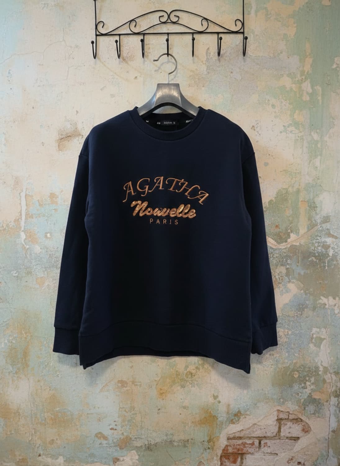 아가타 네이비 맨투맨 66 신제품 상품이미지1