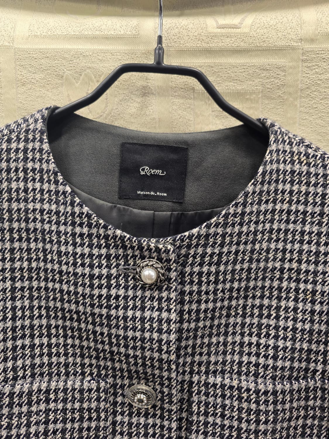 로엠 라운드 이지 트위드 크롭 자켓 M(66) 상품이미지3