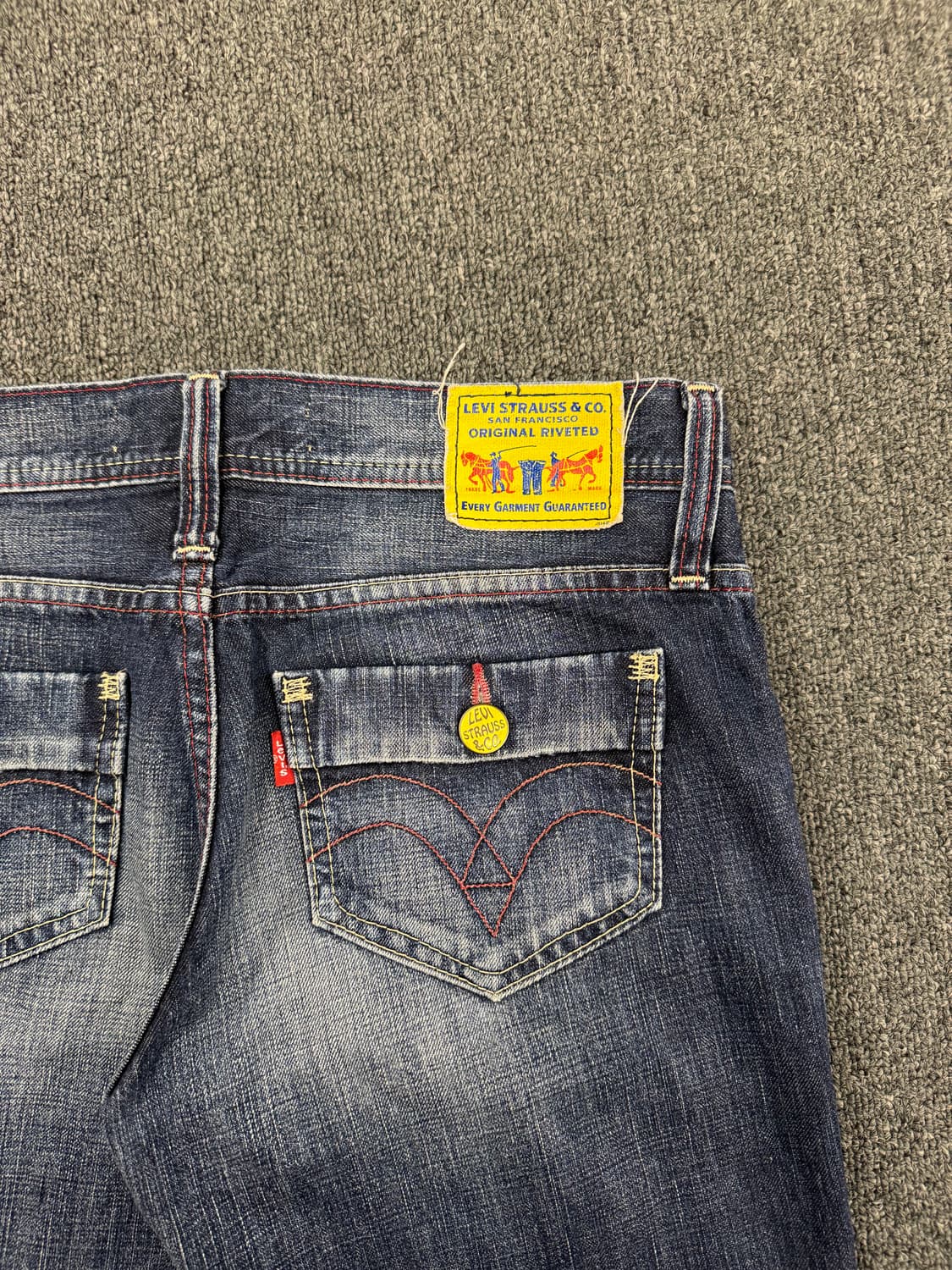 OS)리바이스 빈티지 여성 로우라이즈 부츠컷 데님 상품이미지8