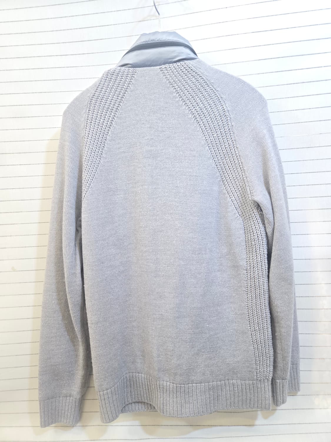 카스텔바작 남성방풍 패딩 가디건 95 그레이 상품이미지9