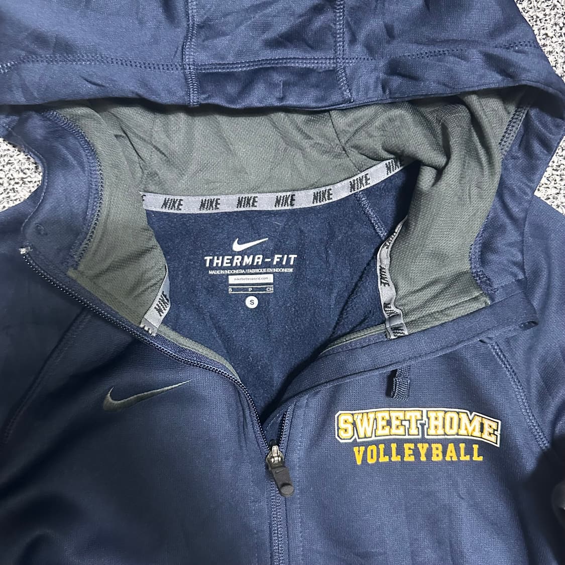 (S) 나이키 THERMA-FIT 후드집업 네이비 상품이미지2