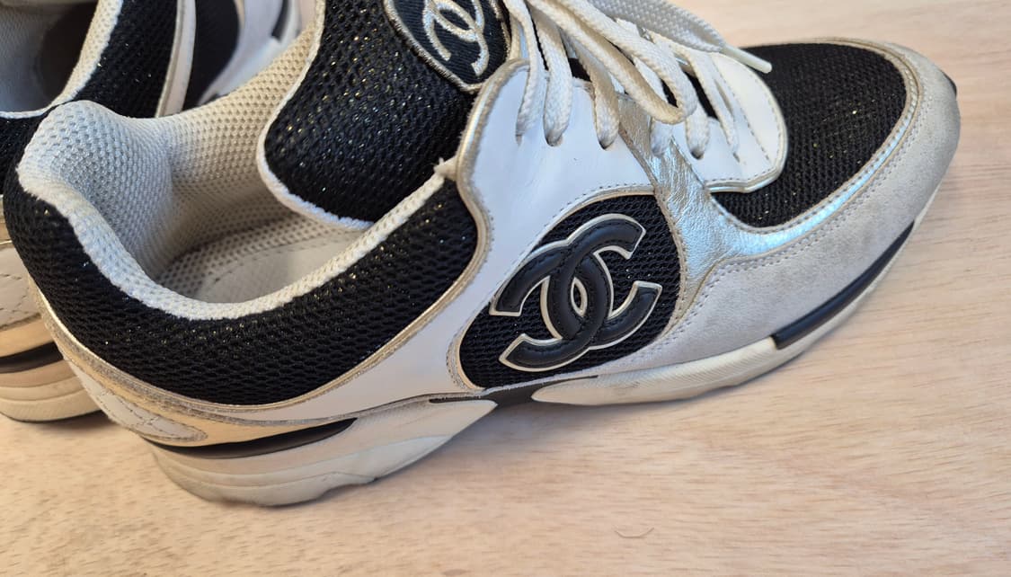샤넬 펄 로고 스니커즈(운동화) 38.5 상품이미지3