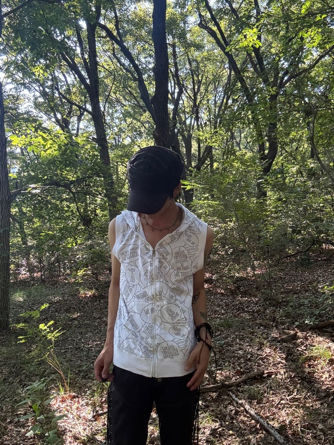 “Unknown” Y2K&Kitsch Mood Sleeveless Hoo 상품이미지6