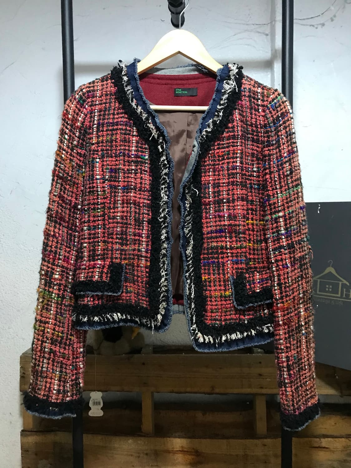 Benetton tweed jacket  상품이미지1