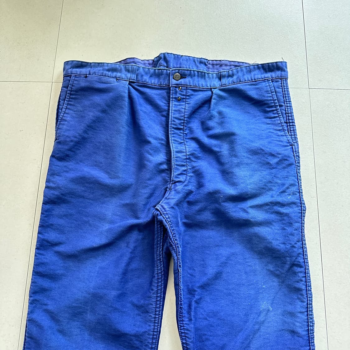 60s 프렌치 몰스킨 카펜터 워크 팬츠 34-36 상품이미지2