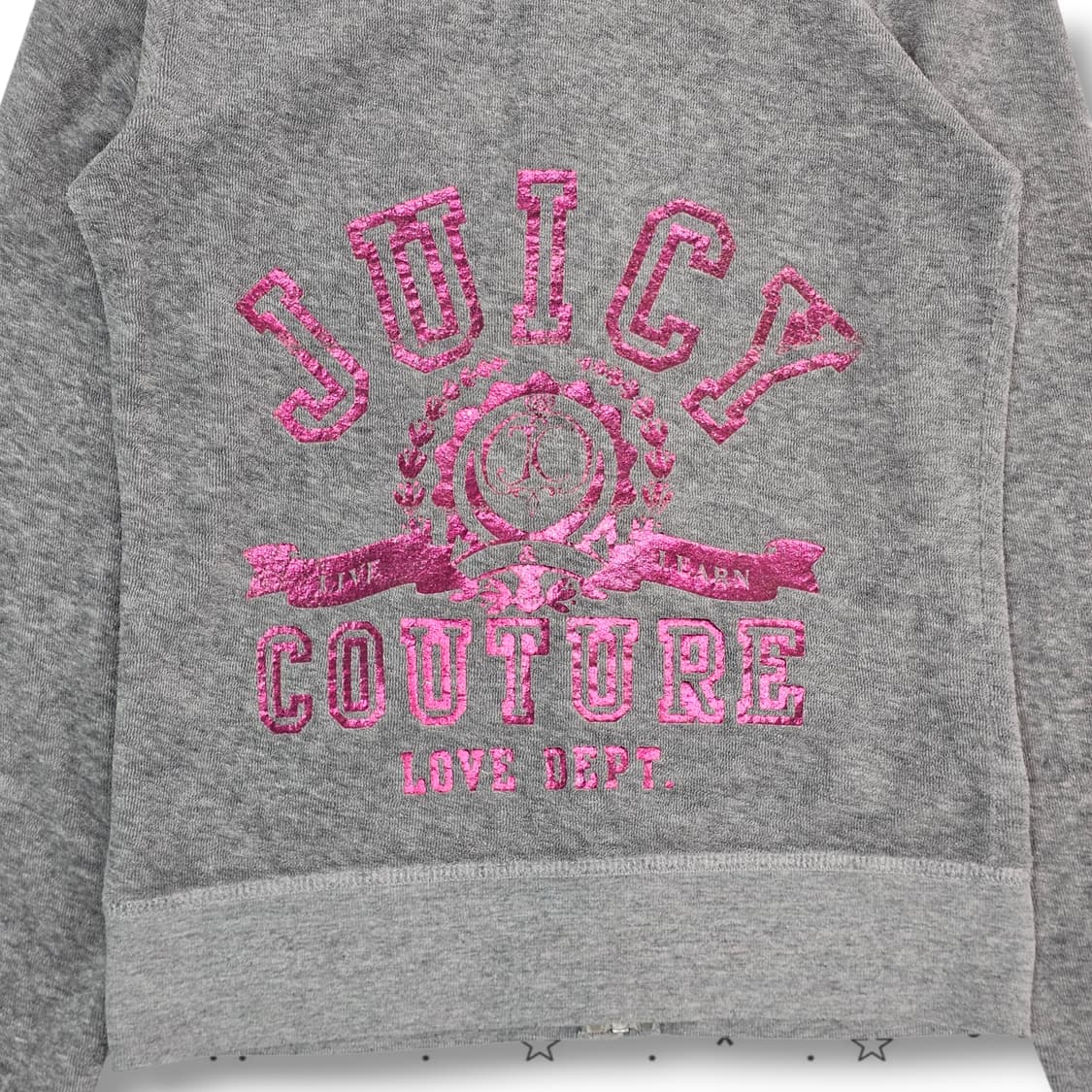 S JUICY COUTURE 그레이 테리 후드집업 상품이미지6
