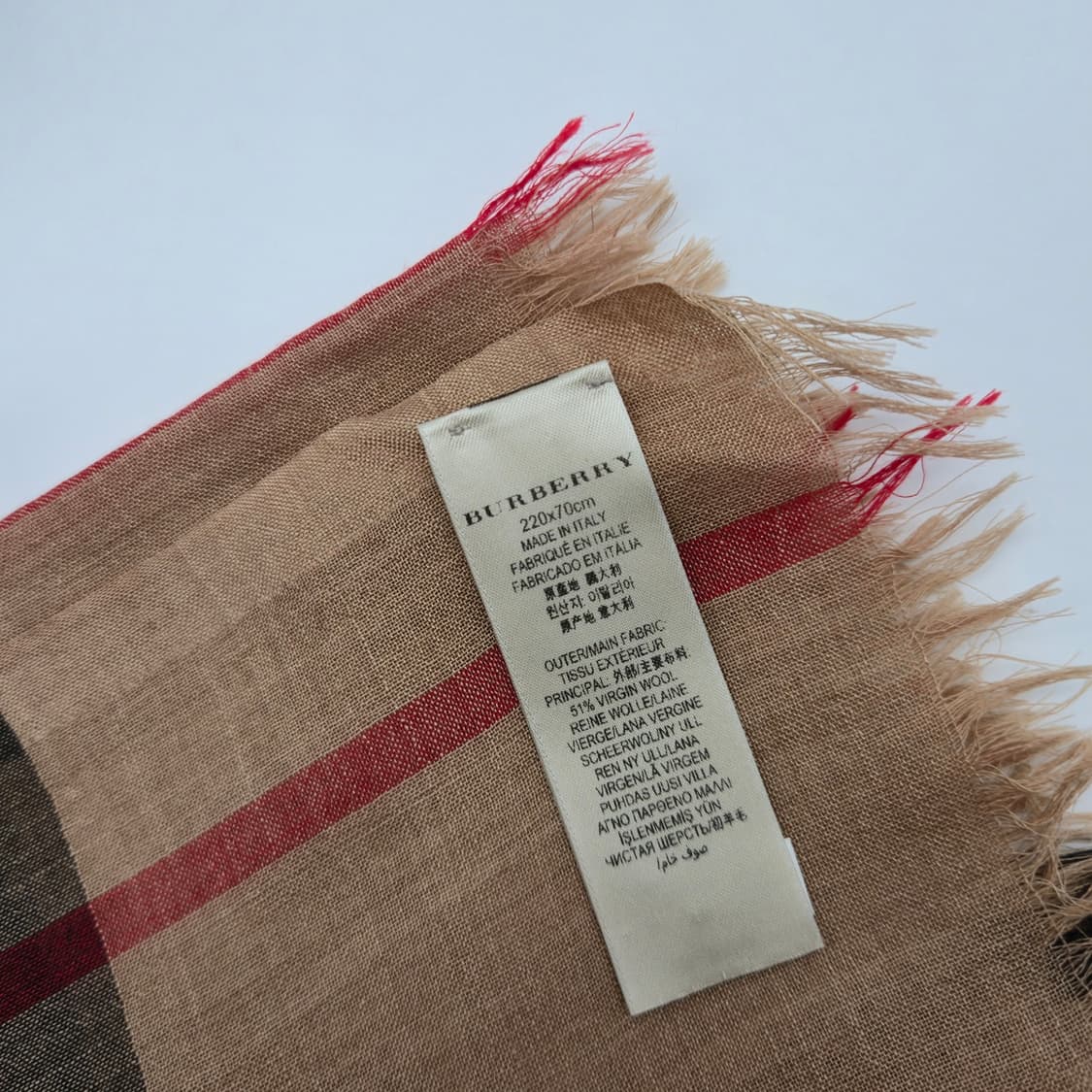 BURBERRY 버버리 스카프 머플러 숄 JBSFC10453-482-02 상품이미지4