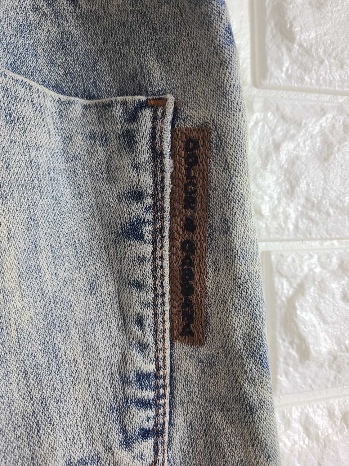 돌체앤가바나 워싱 데님 청바지(32) 상품이미지7