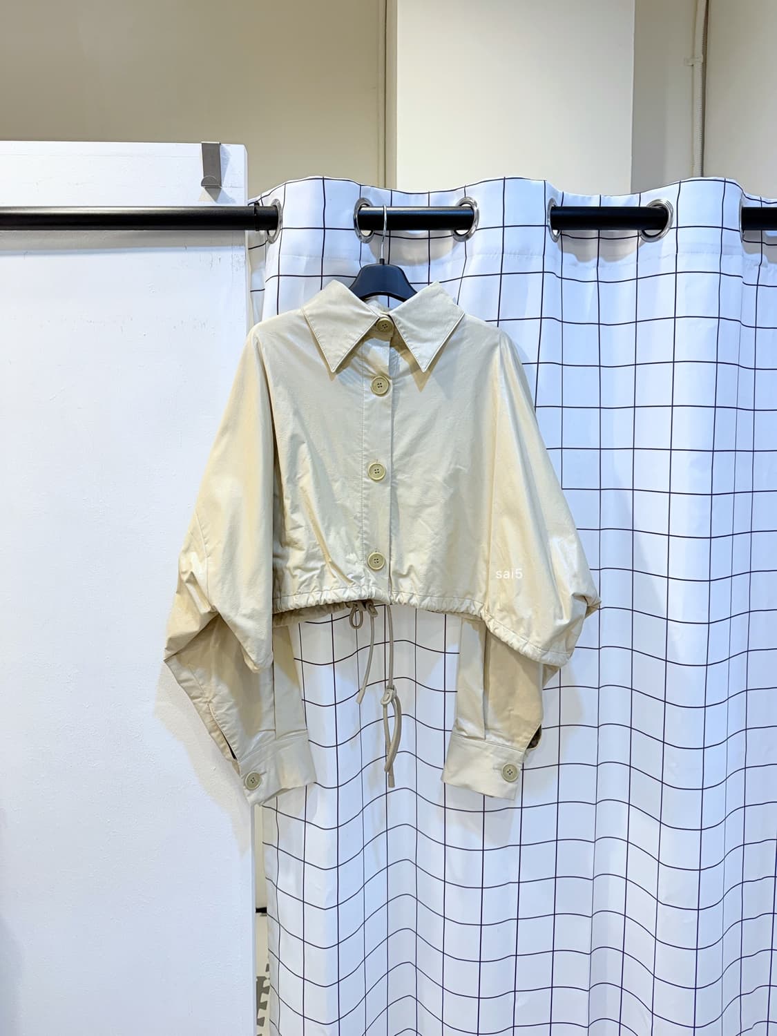 더일마 레더 크롭 자켓 상품이미지1