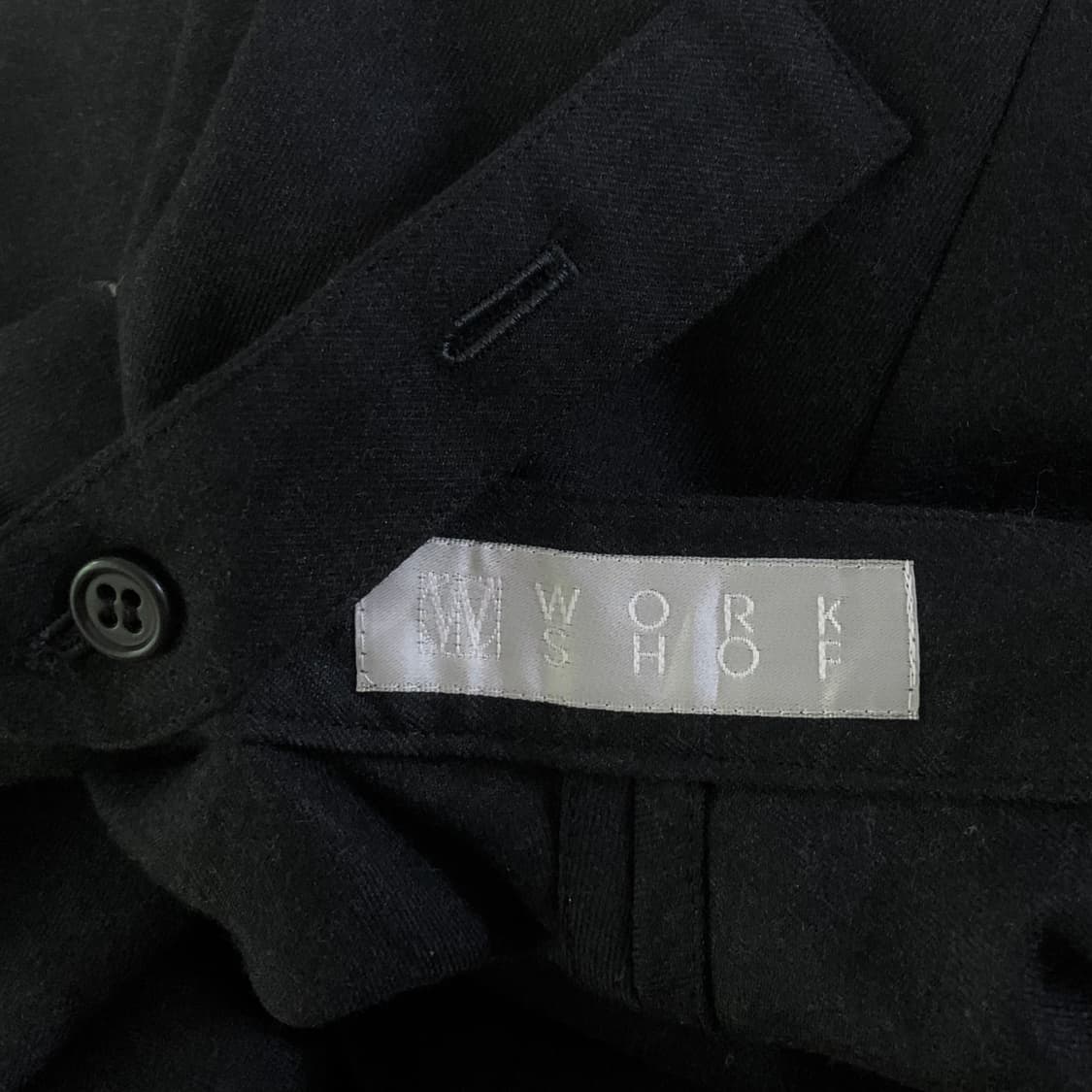 요지 야마모토 워크샵 서스펜더 랩 스커트 원피스 에이프런 타입 상품이미지7