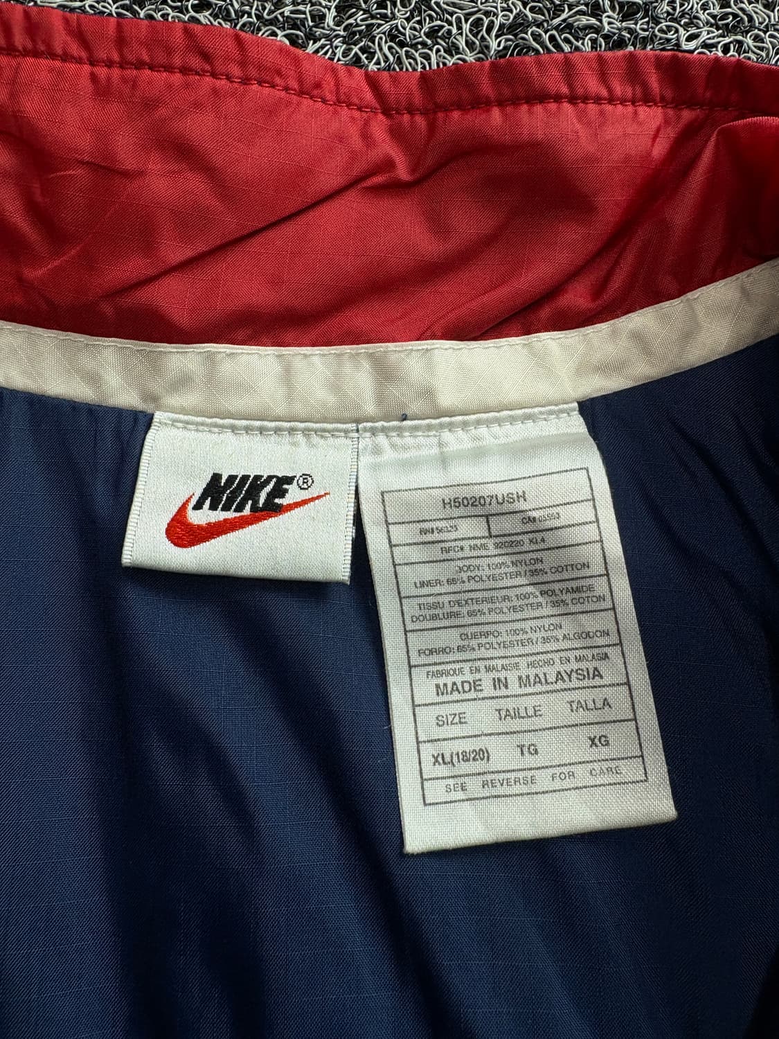 90s 나이키 빅로고 올드스쿨 배색 바람막이 3548 상품이미지4