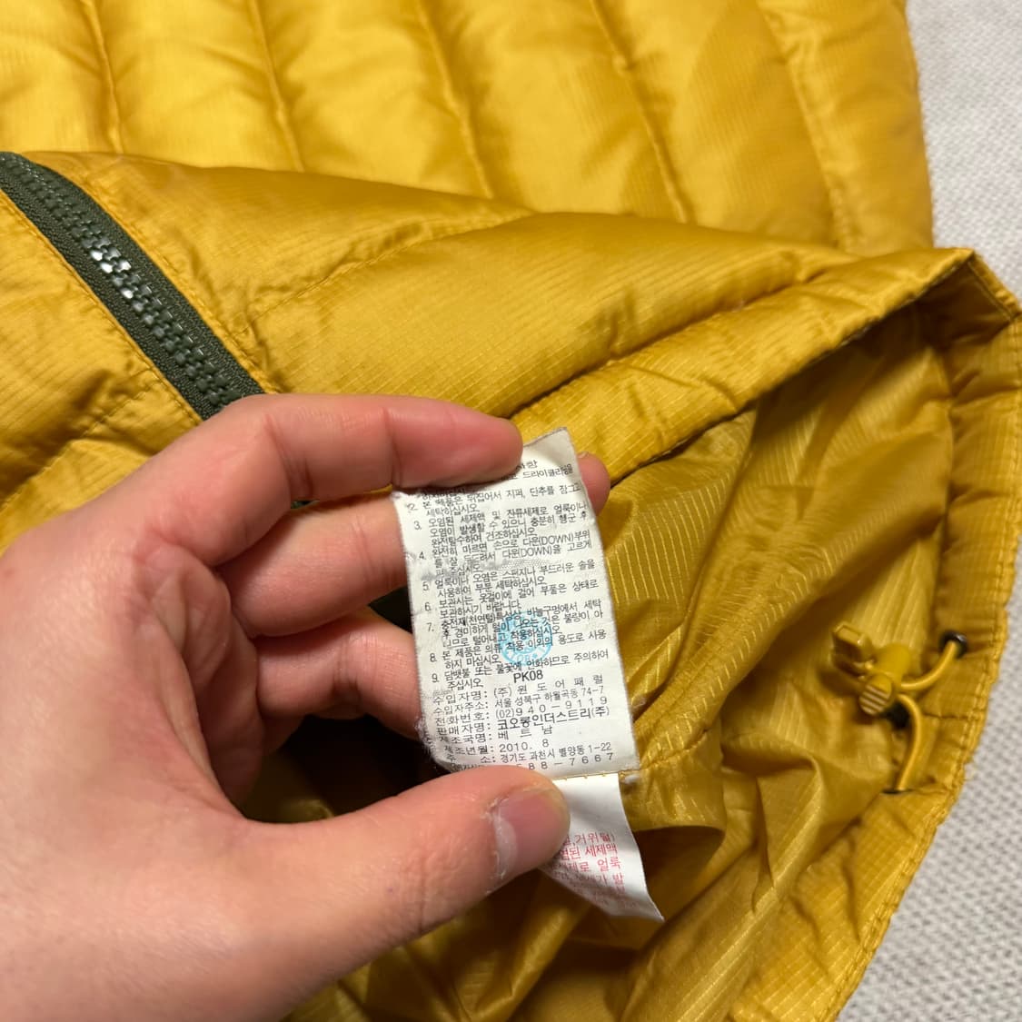 코오롱스포츠 700필파워 경량패딩 상품이미지5