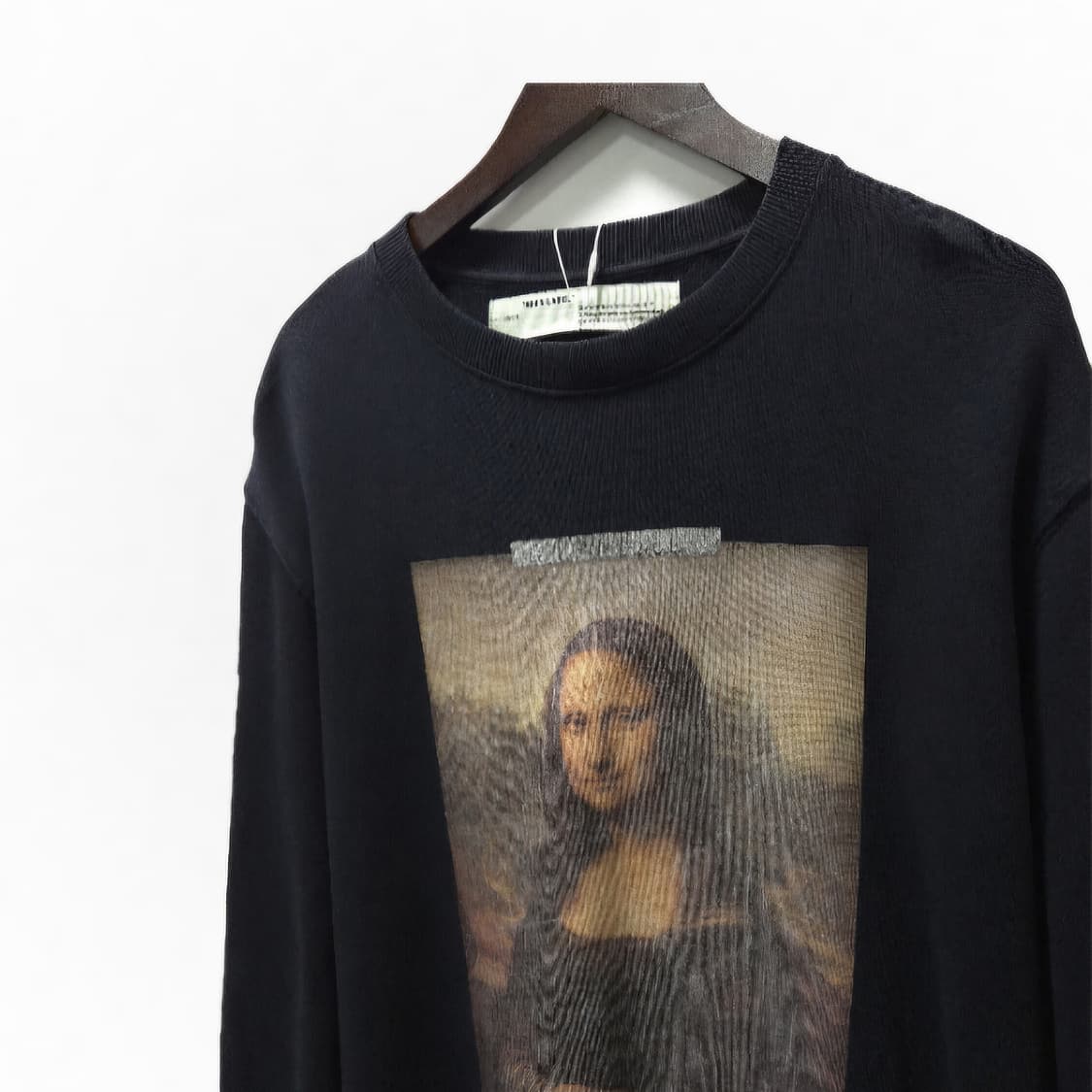 오프화이트 모나리자 프린팅 맨투맨 M / 할인 상품이미지6