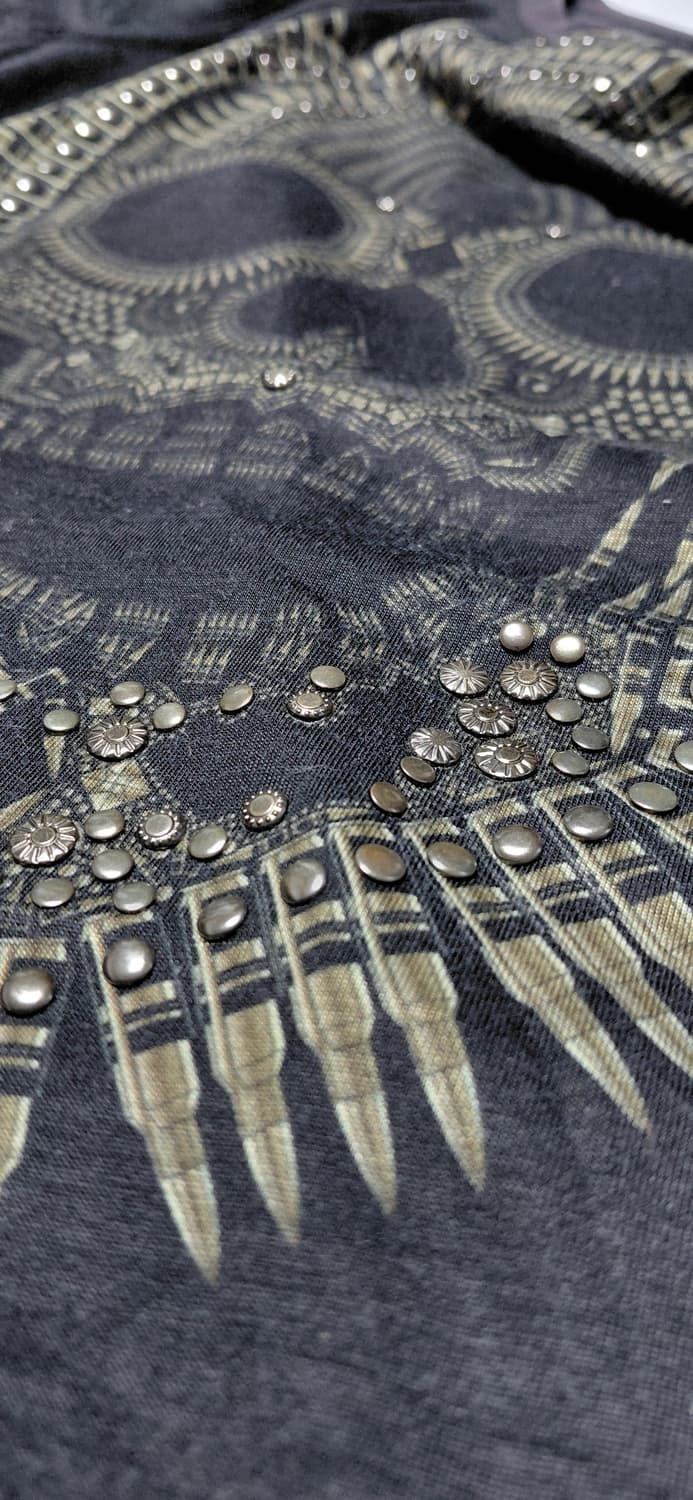 [S] Philipp Plein 불렛프루프 에디션 스컬 반팔 티셔츠 상품이미지9