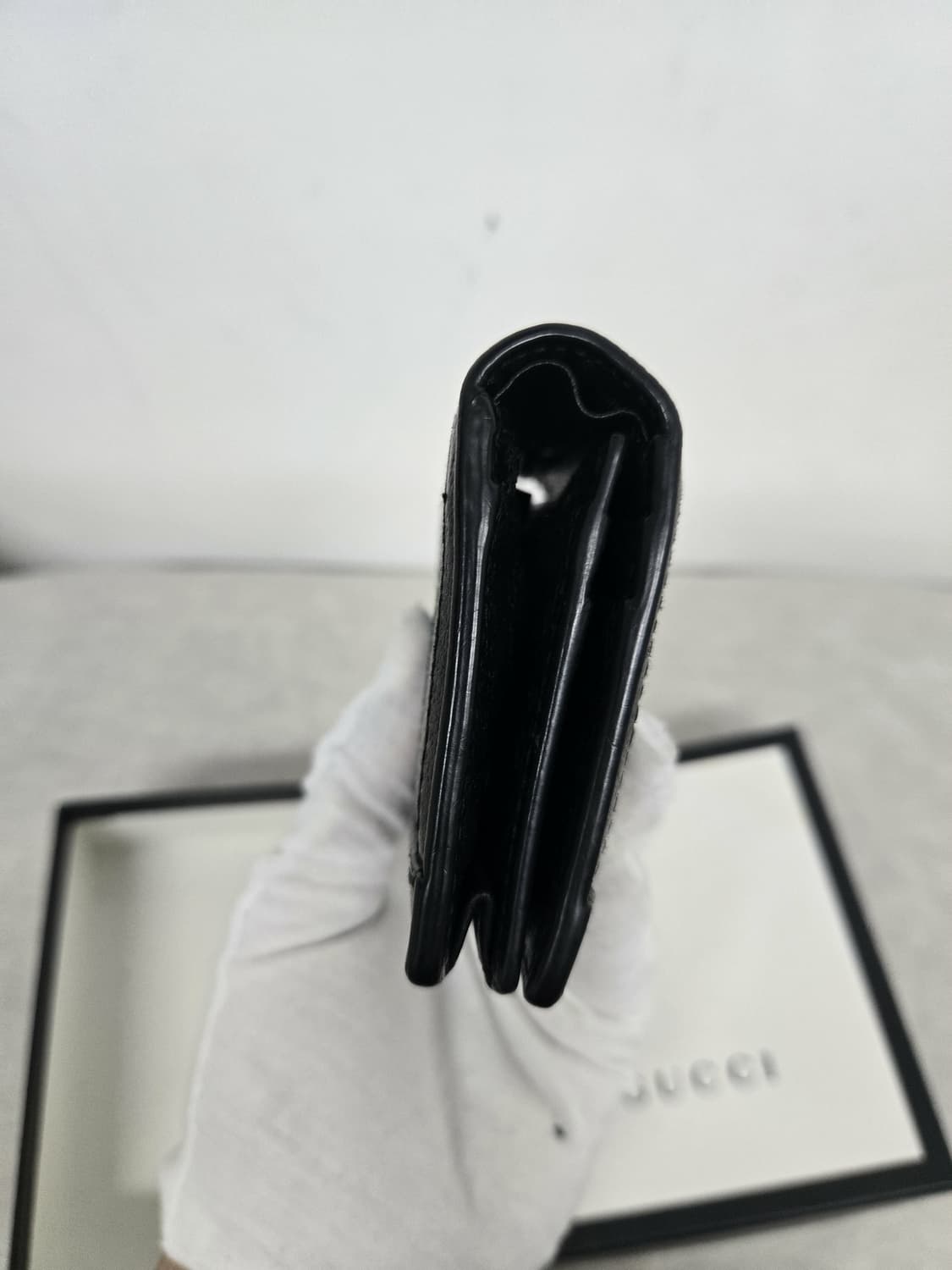 [보증서 정품]구찌 블랙 오피디아 반지갑 상품이미지3