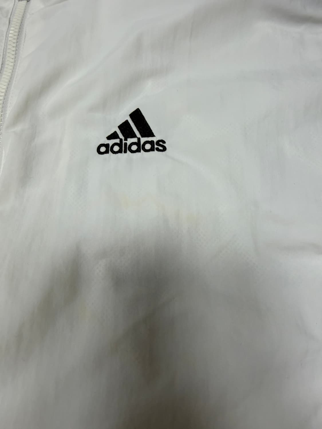 아디다스 화이트 트랙 후드집업 S 상품이미지4