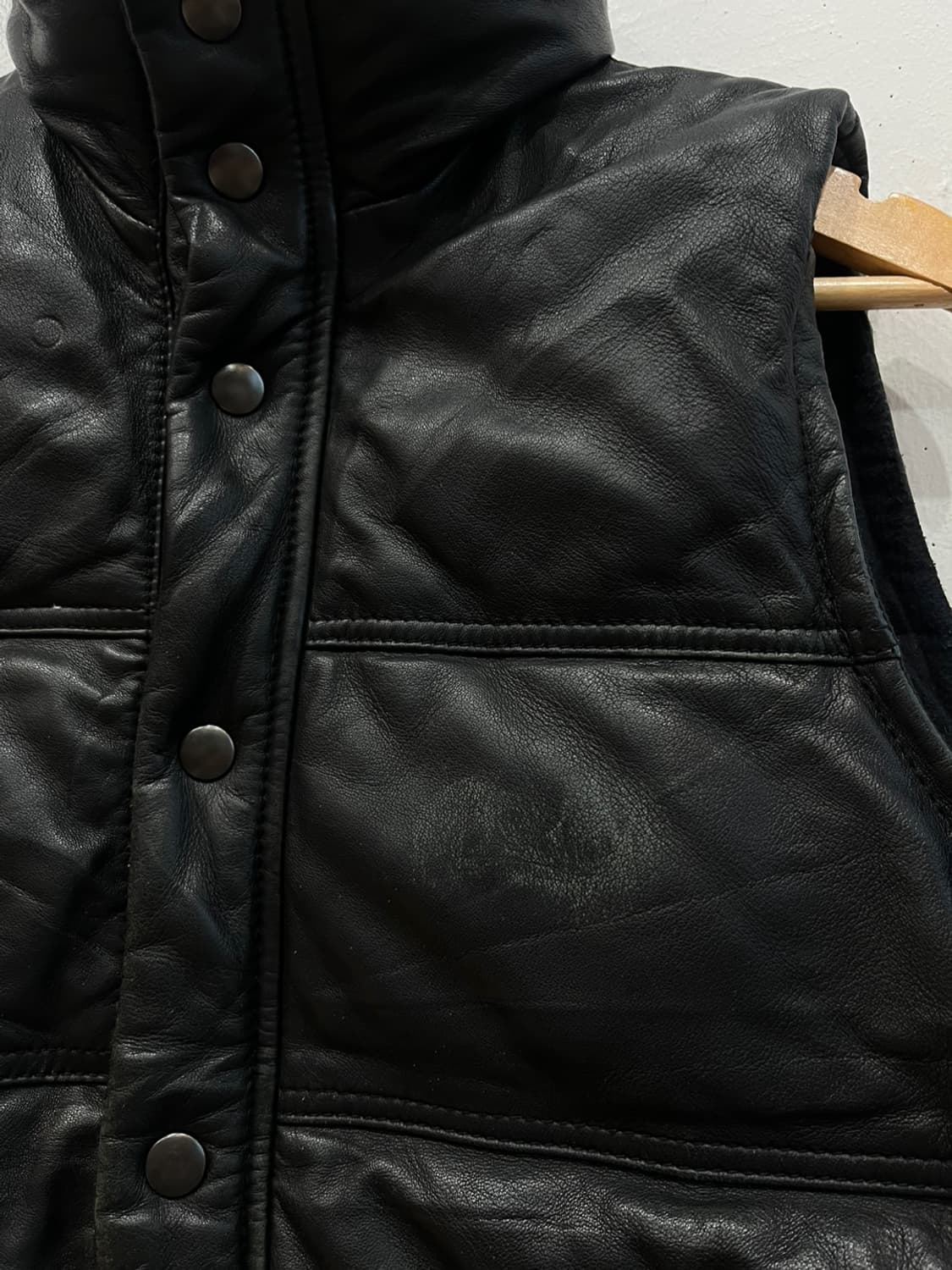 audrey and john wad 램스킨 다운 패딩 베스트 조끼 M 상품이미지3