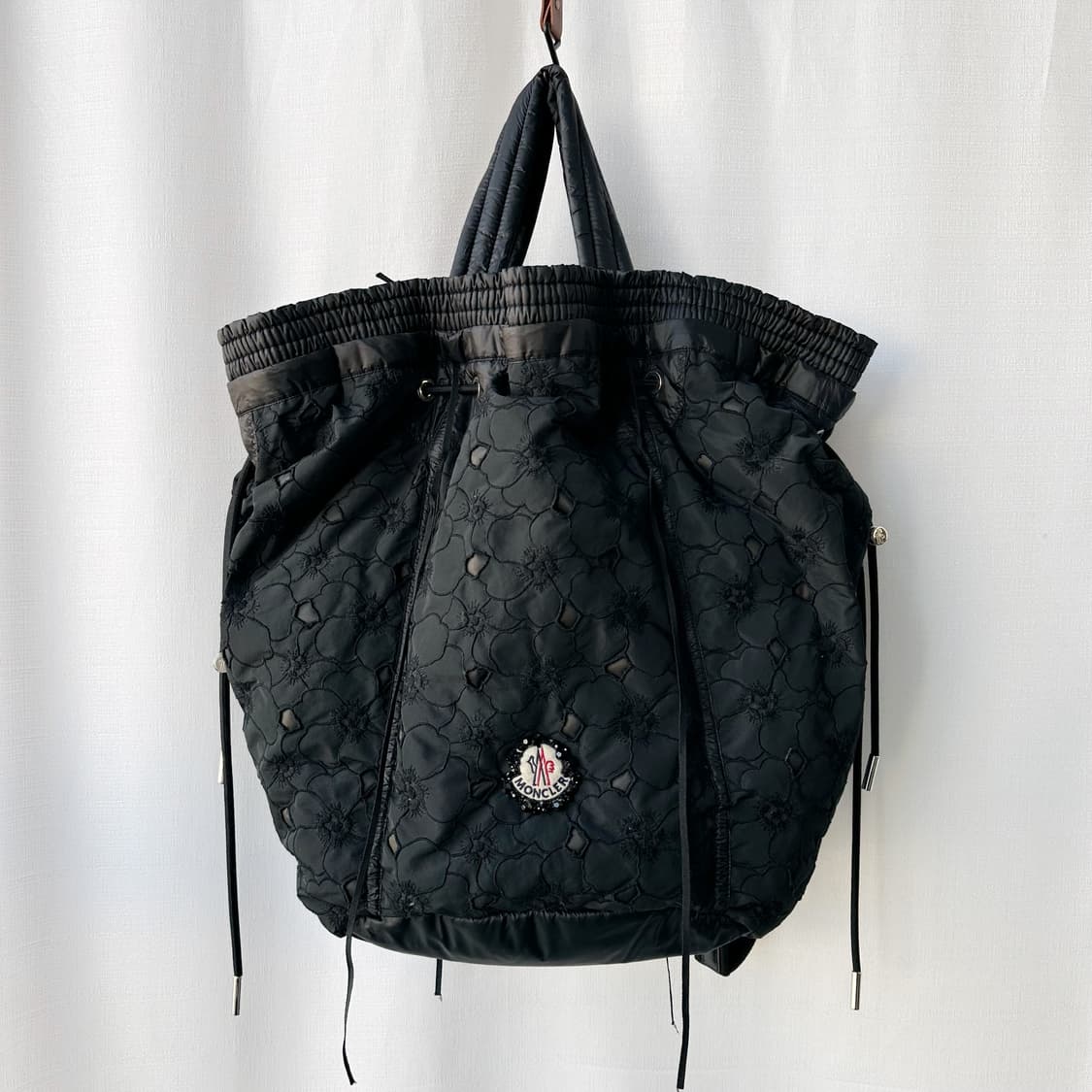 Moncler x Simone Rocha PARACHUTE Bag 블랙 상품이미지1