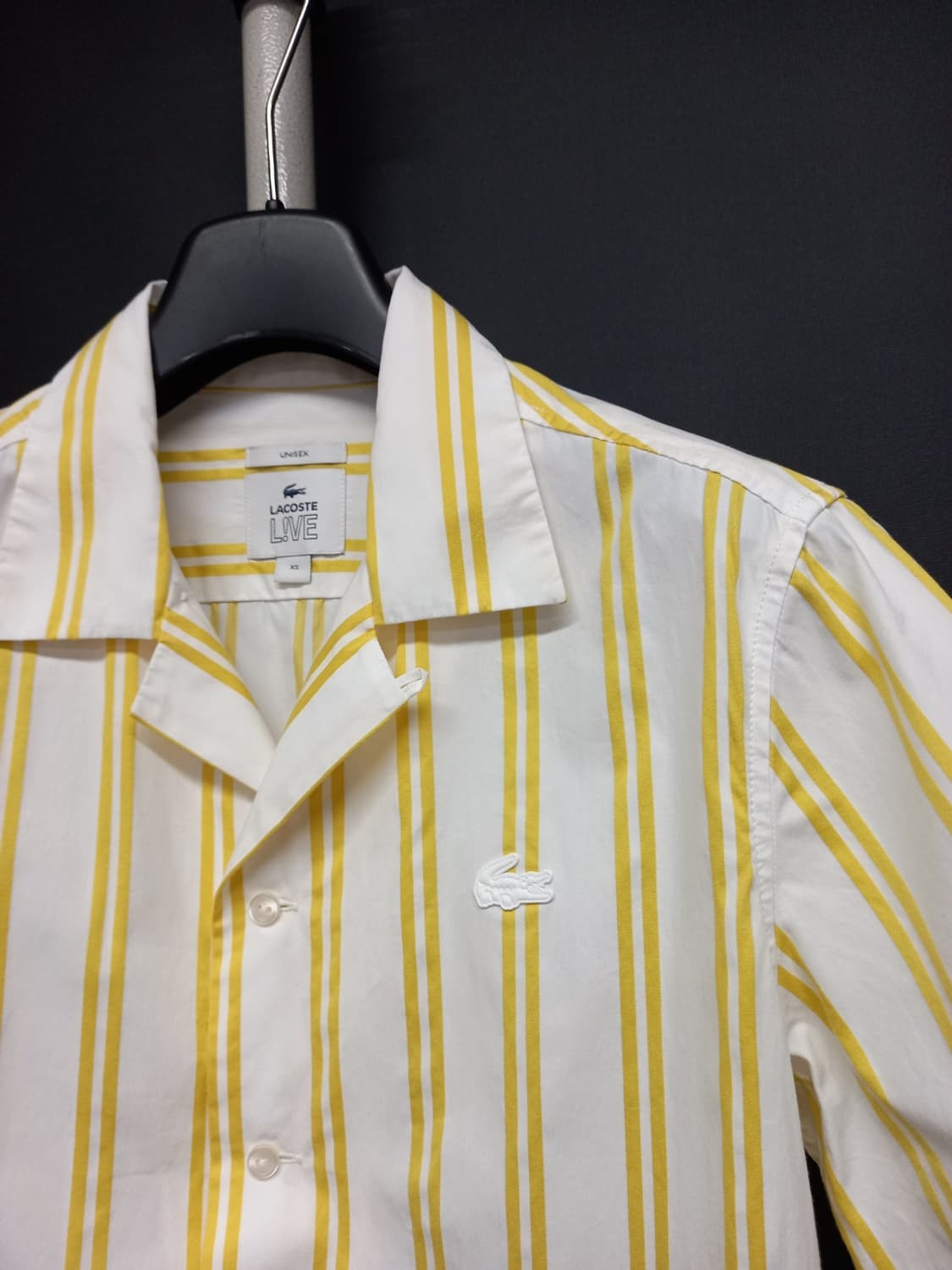 새 라코스테 춘하 박시루즈핏 남방 XS 44-66 상품이미지5