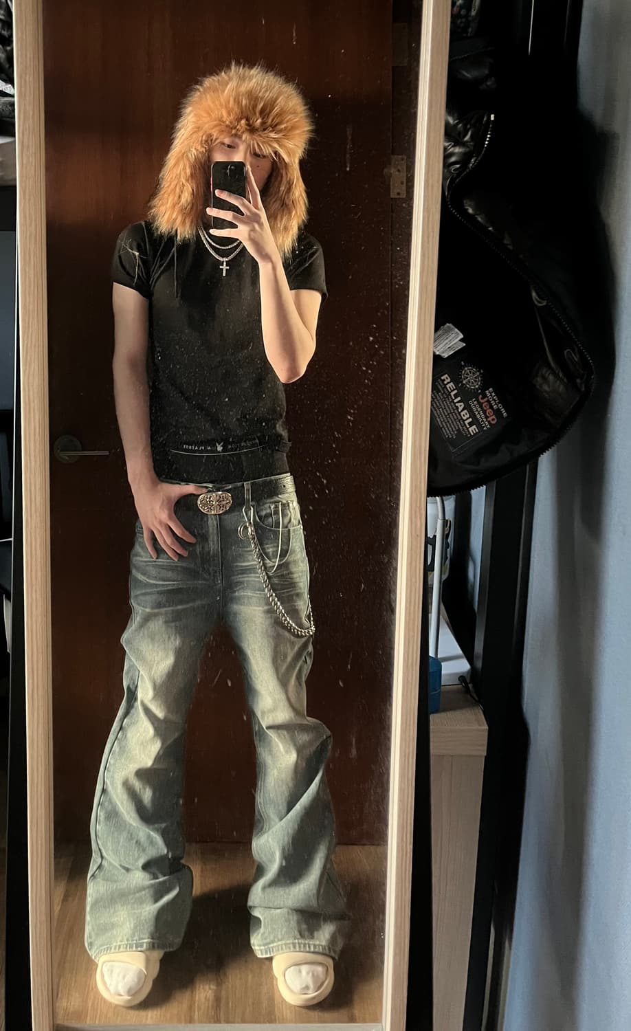 빈티지 플레어 불루 진 상품이미지1