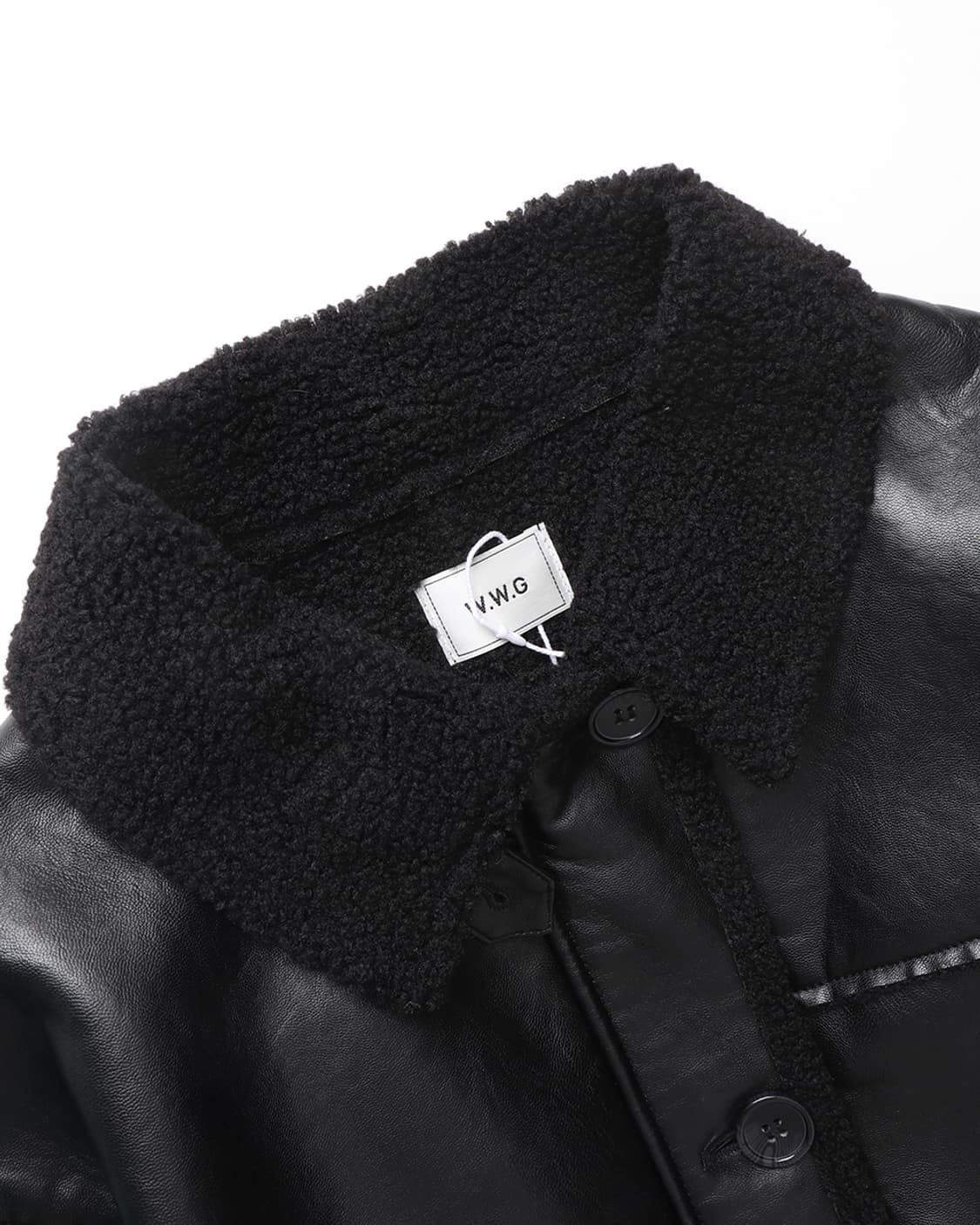 WHO'S WHO gallery Remake Mouton Coat 상품이미지8