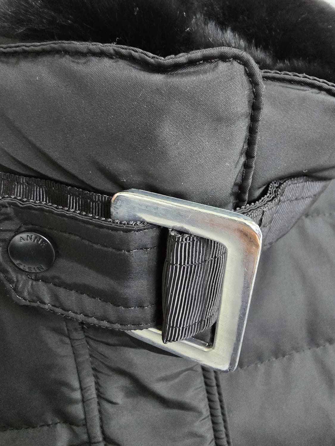 앤클라인 블랙 퍼 패딩 점퍼 (1570) 상품이미지5