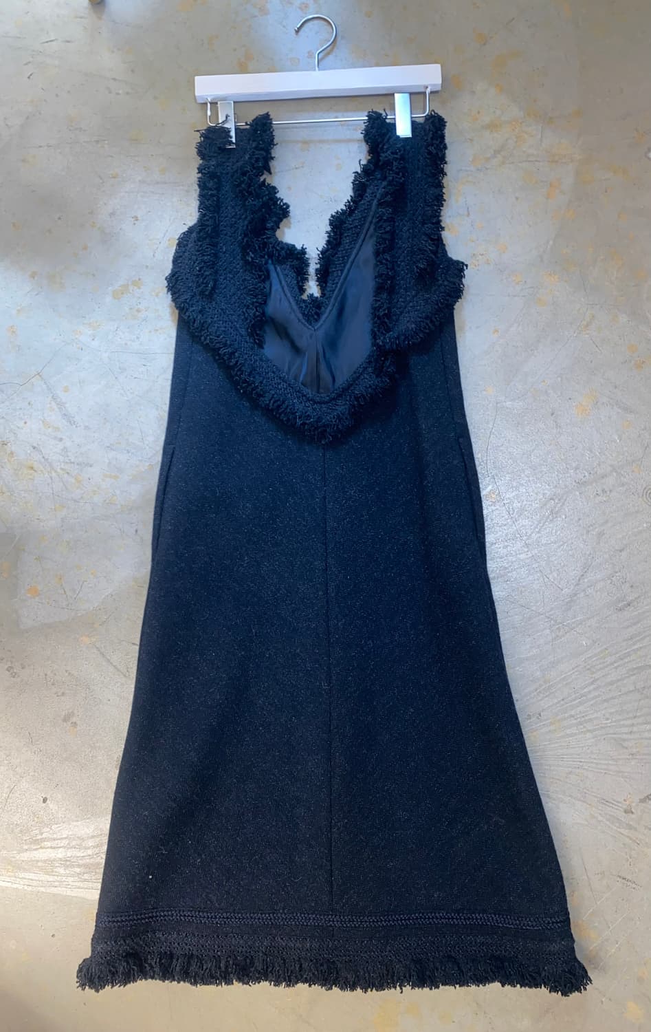 BEAUTIFUL PEOPLE 로우엣지 V넥 슬리브리스 롱 원피스  상품이미지8