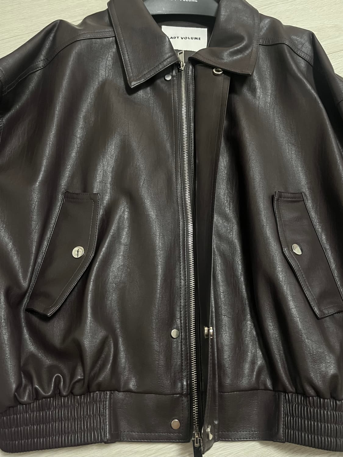 레이디볼륨 레더자켓 VINTAGE LEATHER JACKET 상품이미지3