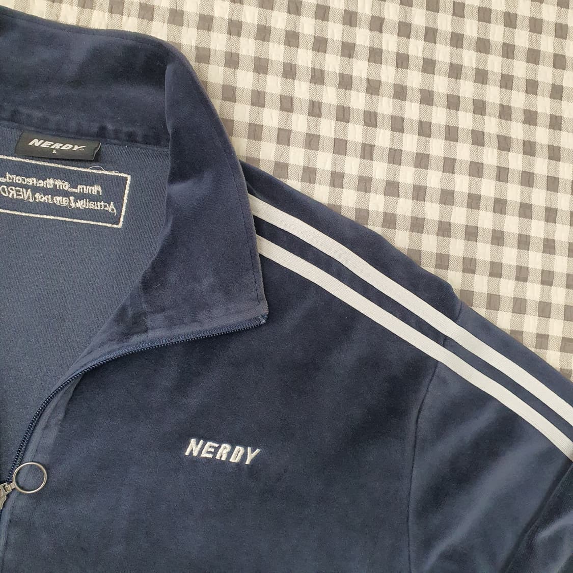 널디 벨벳 간절기 집업자켓 남자95~100 상품이미지3