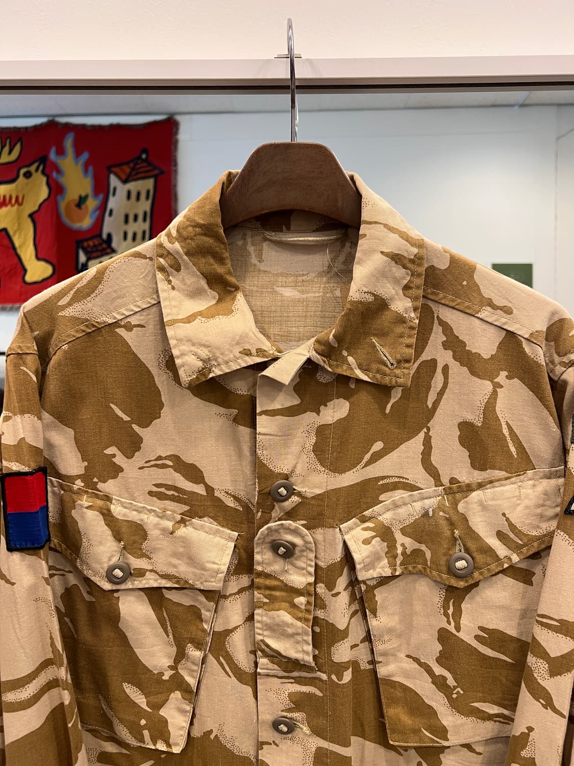 Military 밀리터리 영국군 데저트 카모플라쥬 컴뱃 자켓 상품이미지3