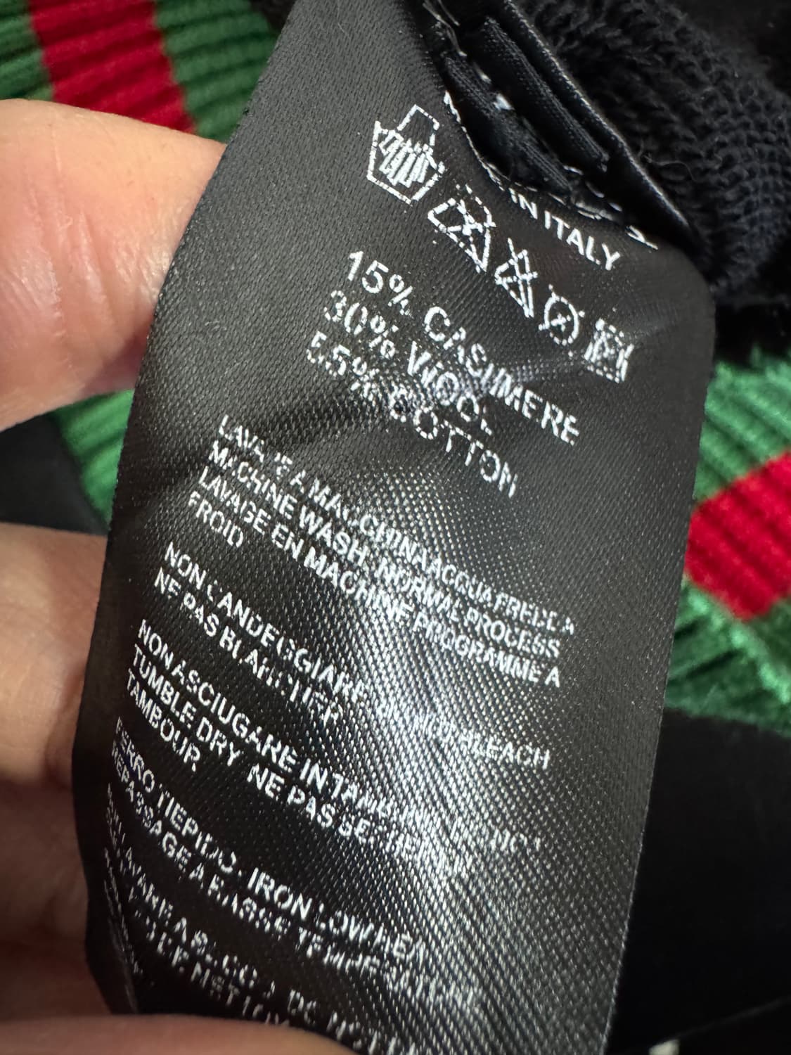 구찌 Gucci 자수 새 로고 커스텀 맨투맨 M 상품이미지5