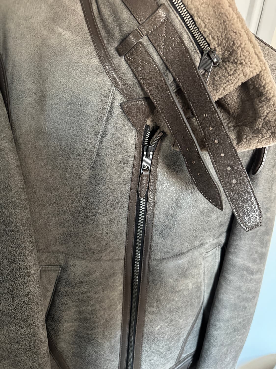 [105] 타임옴므 무스탕 그레이 상품이미지3