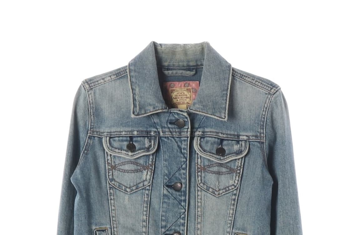 아베크롬비 빈티지 워싱 데님 트러커 자켓 S 상품이미지3