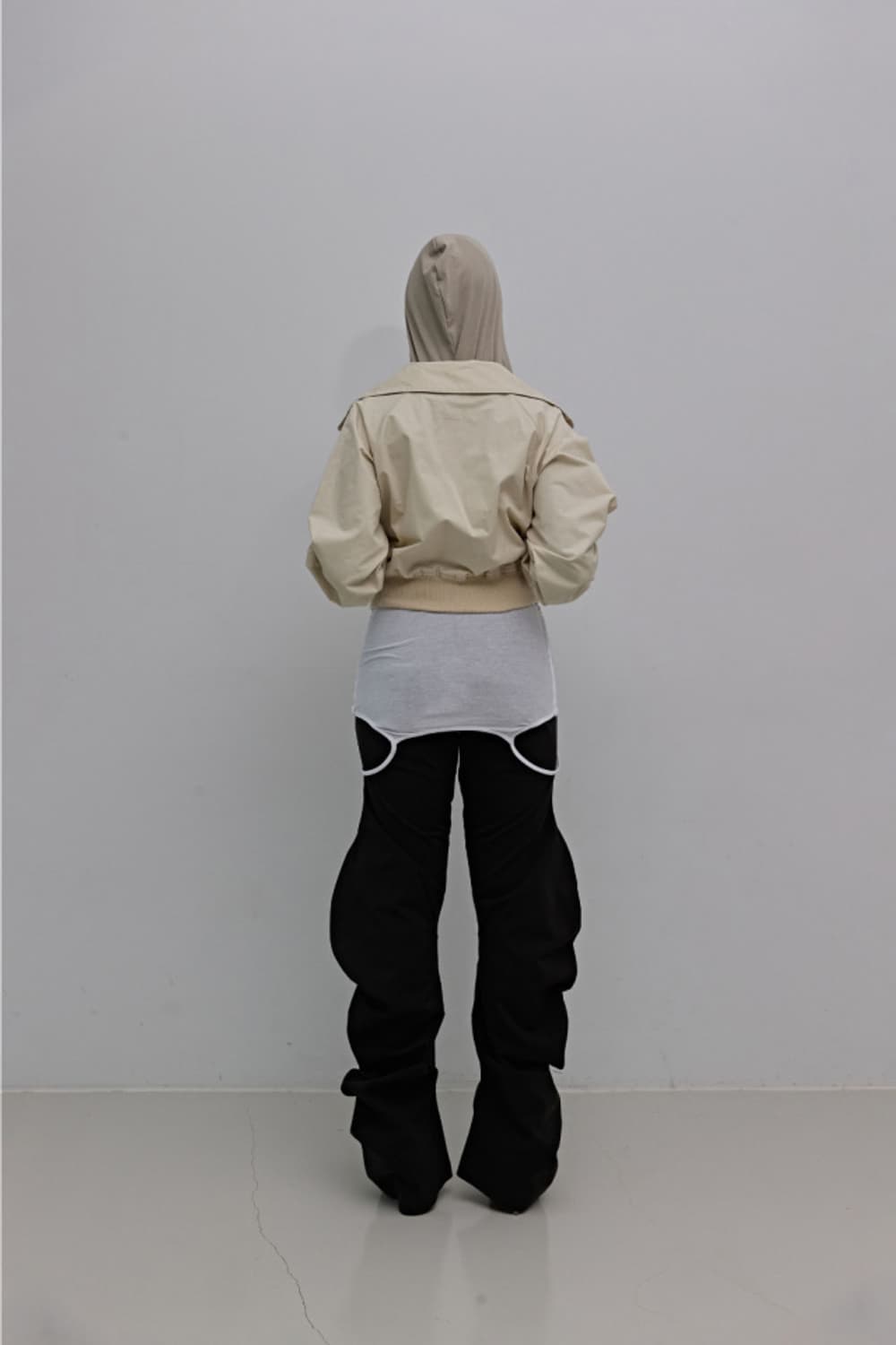 딥인블루 커브 팬츠 블랙 2사이즈 curve black 상품이미지3