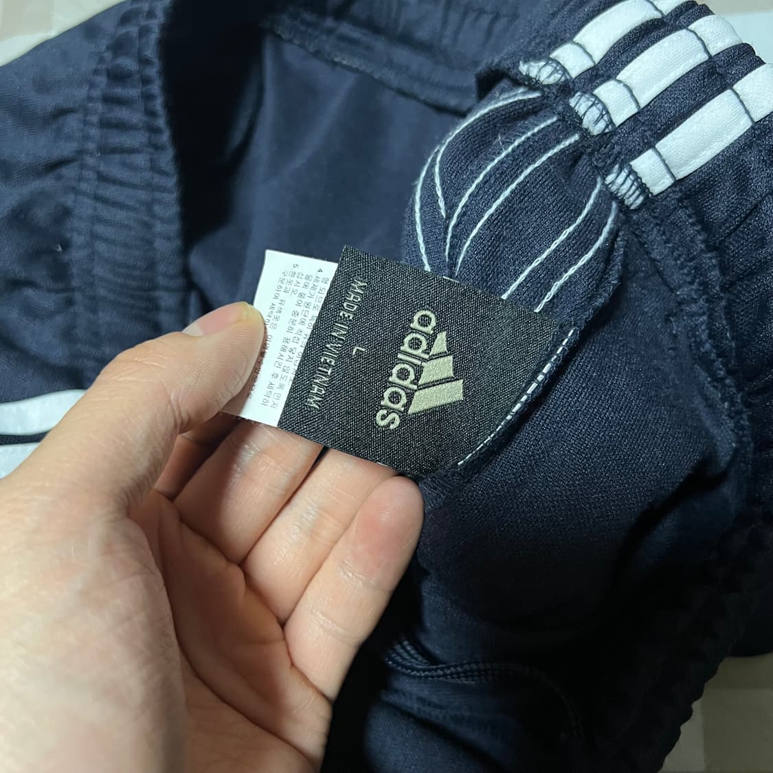 아디다스 트레이닝팬츠 네이비 L 트랙 팬츠 삼선 츄리닝 상품이미지3