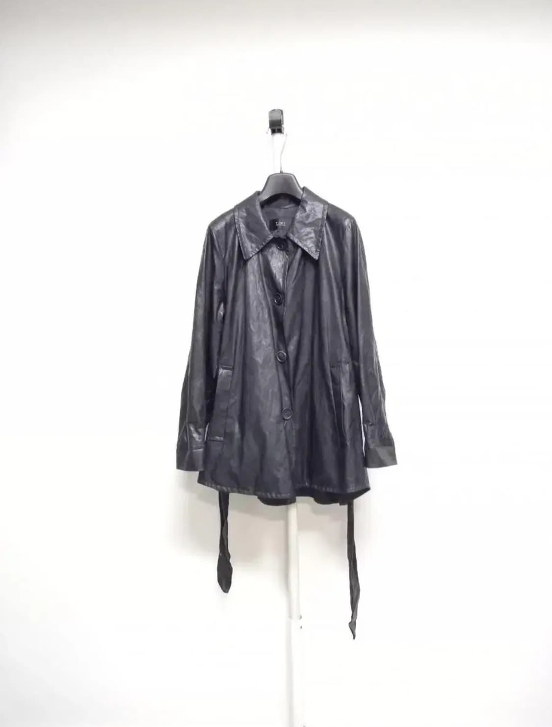 타임 TIME 춘추 페이크 레더 하프자켓 F 상품이미지1