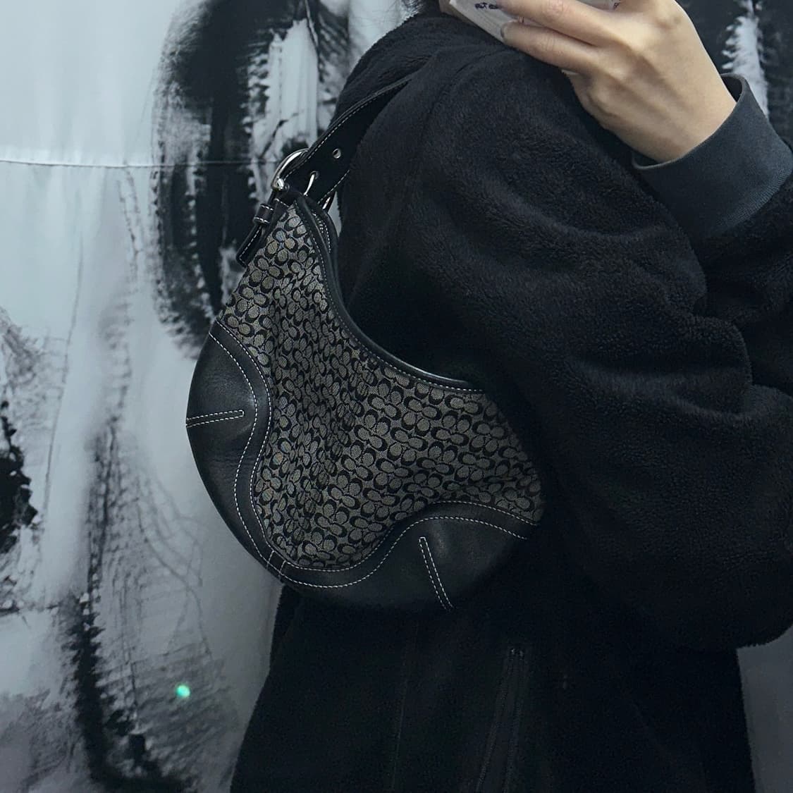 코치 시그니처 빈티지 호보백 상품이미지1