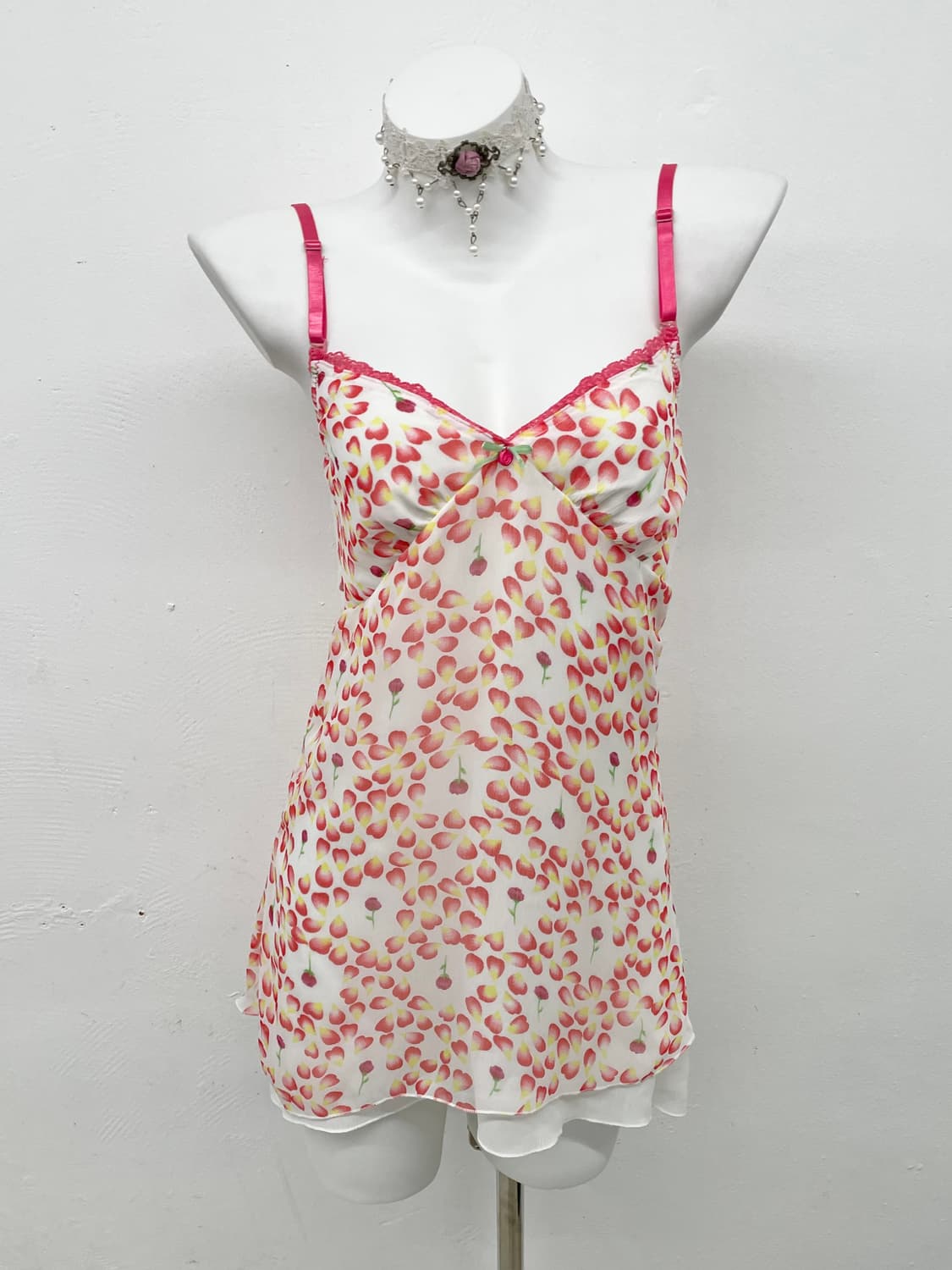 키치 플로럴 레이어드 슬립 상품이미지1