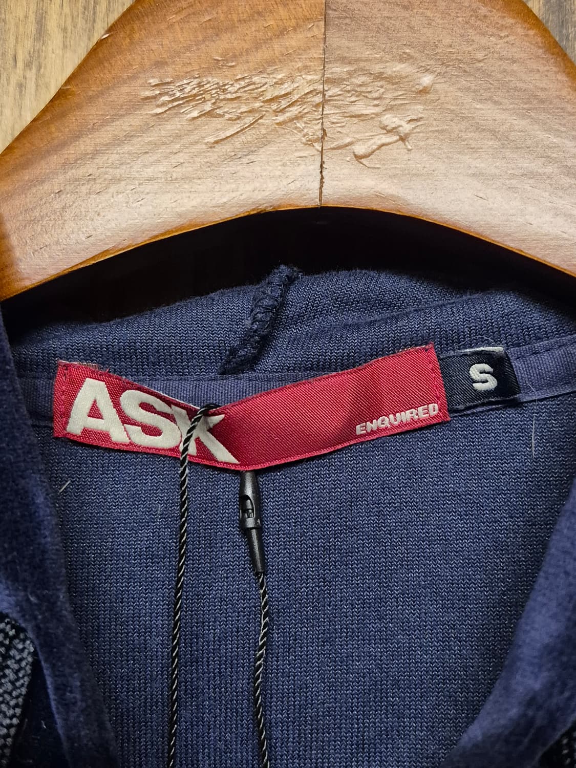 ASK LETTERING HOODIE ZIPUP  상품이미지5