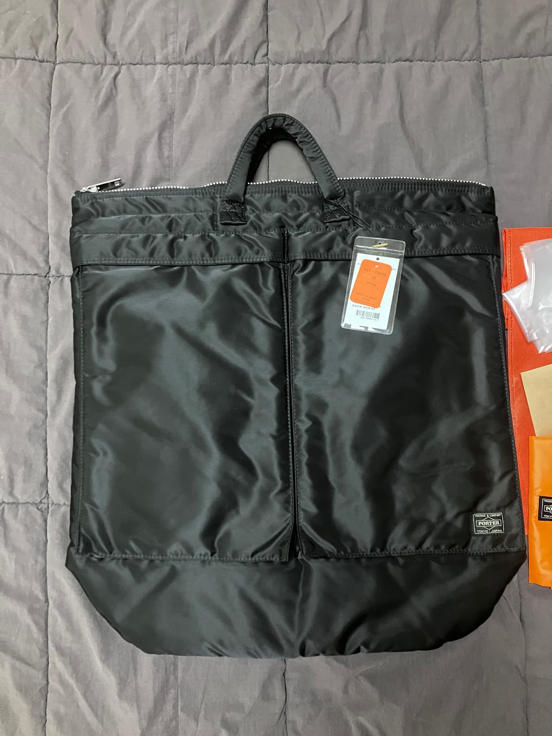 [새상품]요시다 포터 탱커 투웨이 헬멧백 블랙 상품이미지1