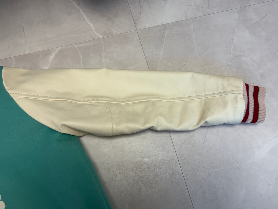 피스마이너스원 바시티 자켓 s 민트 상품이미지2