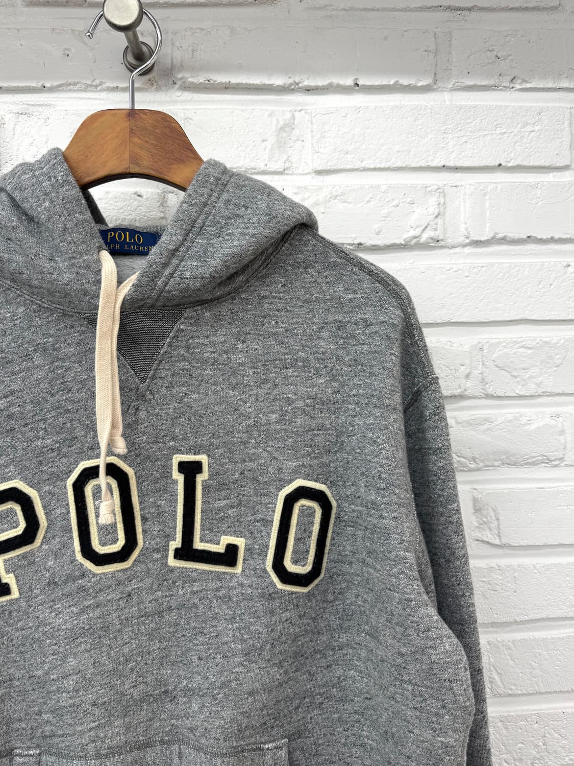 폴로 그레이 후드티 상품이미지4