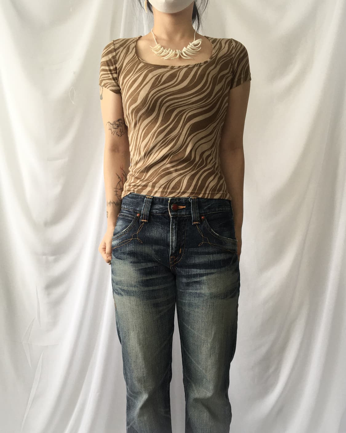 Zebra pattern t shirt 상품이미지6