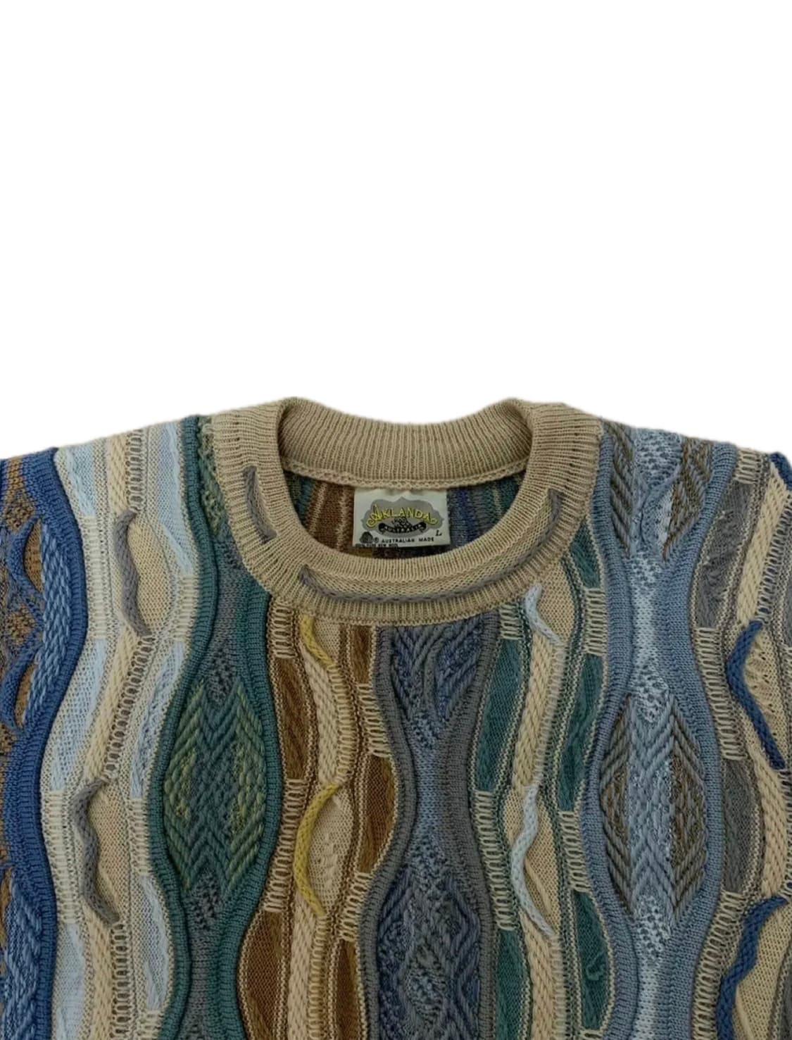 쿠지st 빈티지 케이블 니트 스웨터 상품이미지3